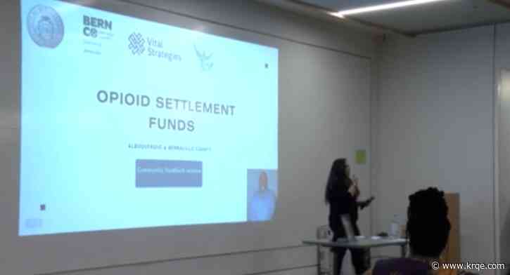 BernCo, City of Albuquerque ask for input on how to use opioid settlement money