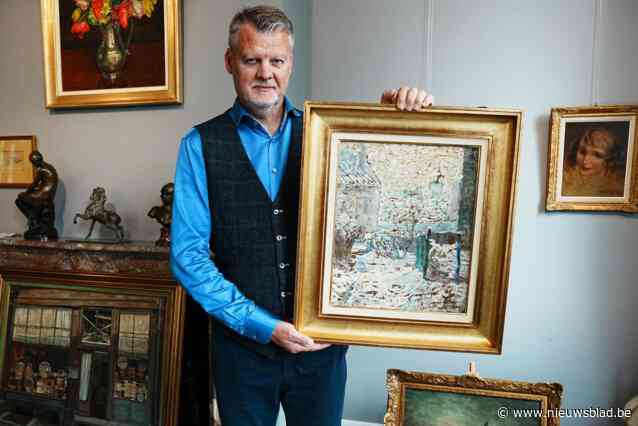 Gered van de container, en nu is schilderij 20.000 euro waard: “Zoiets overkomt je maar één keer in je leven”