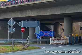 Brückenarbeiten an der A30: weitere Einschränkungen für den Verkehr