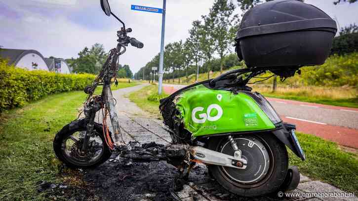Vier deelscooters van Go-Sharing afgebrand in anderhalf uur tijd