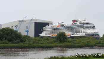 Neues Kreuzfahrtschiff: "Disney Treasure" verlässt Baudock von Meyer Werft