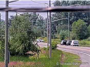 Two taken to hospital after head-on collision in south end
