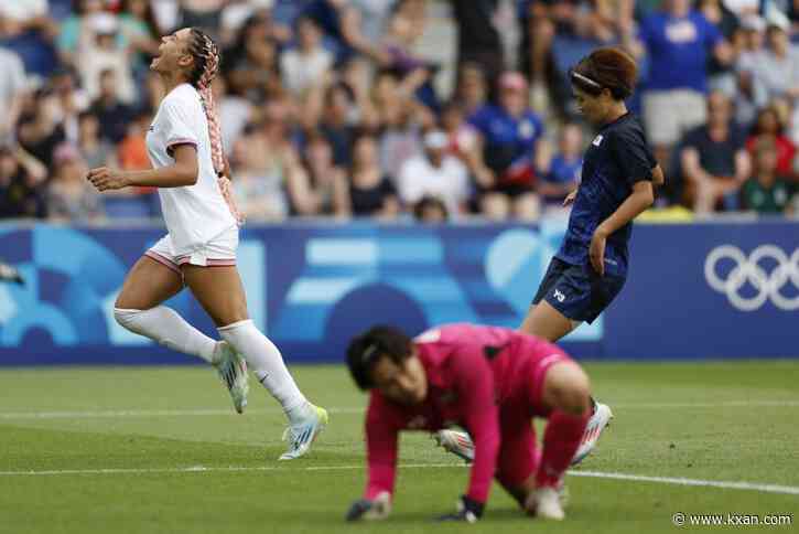 Trinity Rodman's extra time goal leads U.S. women's soccer to Olympic semifinal