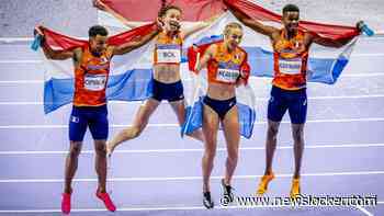 Kijk terug: Femke Bol zorgt met fenomenale eindsprint voor goud op 4x400 gemengde estafette