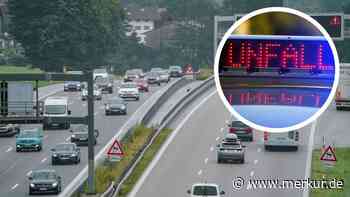A8 nach Starkregen-Unfällen wieder frei – langer Stau und 15 Verletzte