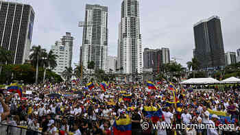 ‘We are all united': South Florida's Venezuelan community gathers to protest election