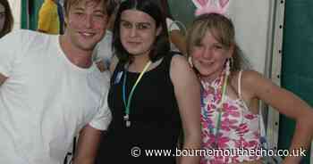 Blue backstage at Party on the Pitch in Bournemouth, 2004