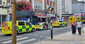 High Street Bromley stabbing: Pictures from scene