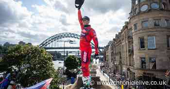 Motorcycle legend Jonny Walker crowned winner of Red Bull Tyne Ride on Newcastle Quayside