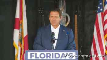 Governor DeSantis warns Tropical Storm Debby is a ‘major event'