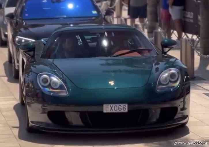 Lando Norris heeft een groene Porsche Carrera GT