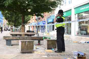Police confirm 'nobody stabbed' in social media video from Hull protest