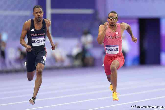 Canadian sprinter De Grasse fails to qualify for men’s 100-metre final in Paris