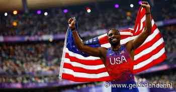 Showman Noah Lyles kroont zich tot olympisch kampioen op de 100 meter