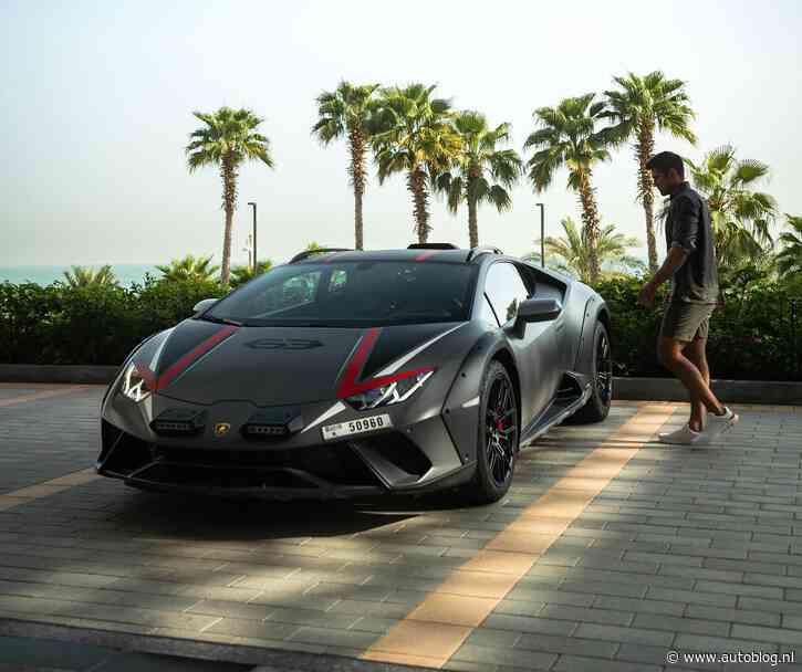 Iets is te duur op deze foto en het is niet de Lamborghini