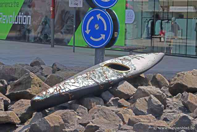 Olympisch kunstwerk met kajak gestolen in Neerpelt: “Dit is respectloos”