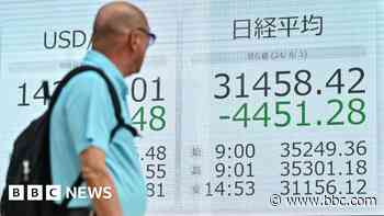 Global stock markets sink on US economy fears