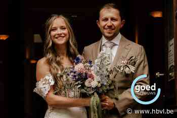 Pas getrouwd: Fien en Bob in Alken