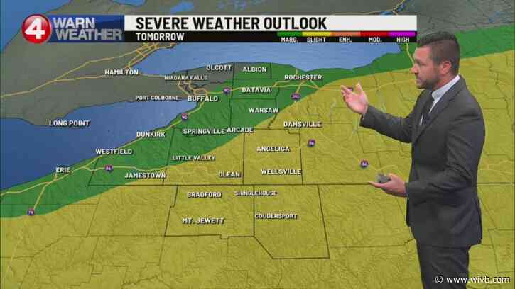 Severe thunderstorm potential Monday