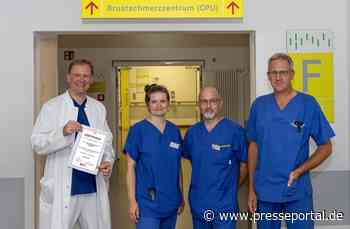 Brustschmerz-Zentrum (CPU) der Zentralklinik Bad Berka erneut ausgezeichnet