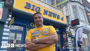 Shopkeeper defends premises amid seafront disorder