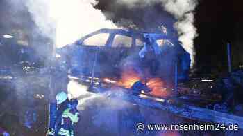 Brennender Autotransporter auf der A9 bei Garching – Flammenmeer mit massivem Wasserangriff bekämpft