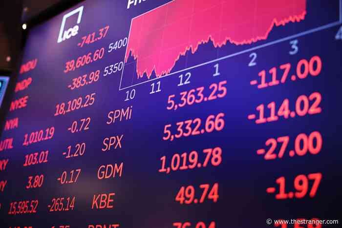 Slog AM: Wall Street Takes a Tumble, RFK Jr.'s Bear Prank, Don't Forget to Vote