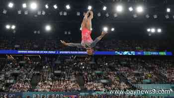 Simone Biles finishes Olympic return with silver medal in floor exercise