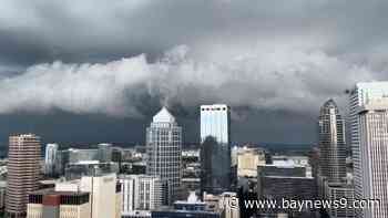 Debby continues to bring rain and wind on Monday