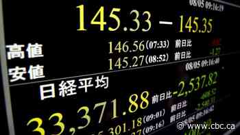 World markets shaken over fears of U.S. recession as sell-offs deepen