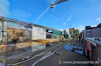FW-KLE: Brand an einem landwirtschaftlichen Betrieb