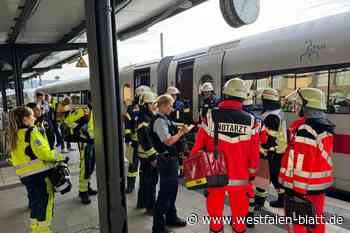 Feueralarm in ICE: Zug stoppt in Bielefeld