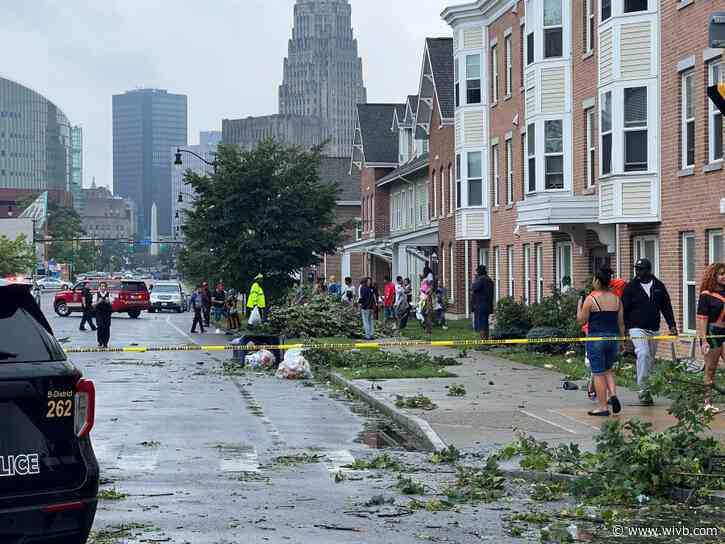 Tornado hits downtown Buffalo, NWS confirms