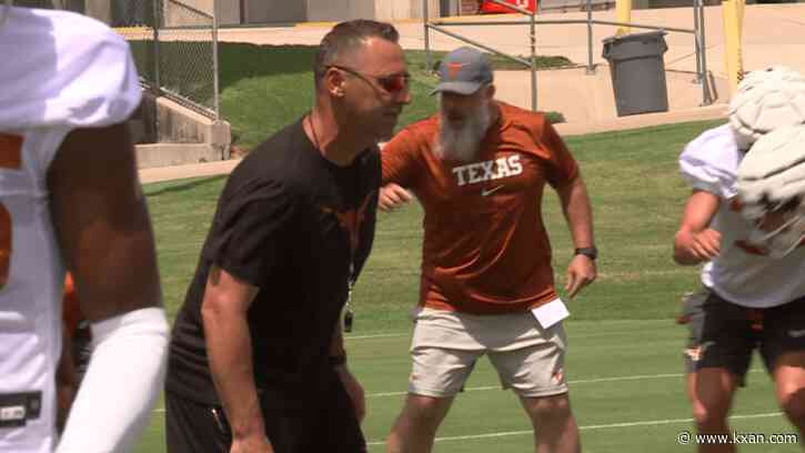 Longhorns training camp nears full pads, coaches poll tabs squad at No. 4