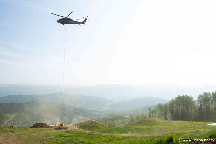 Construction Continues on New Snowmass Chairlift