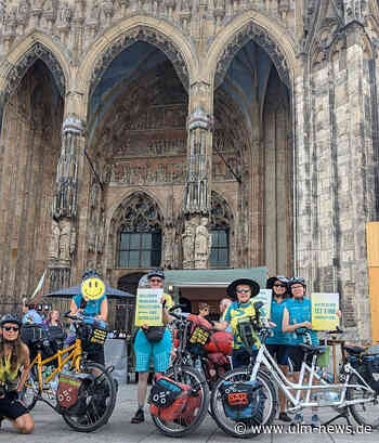 Etappe der MUT-Tour gegen Depressionen in Ulm gestartet