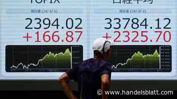 Nikkei, Topix, Yen: Asiens Börsen auf Erholungskurs – Nikkei neun Prozent im Plus