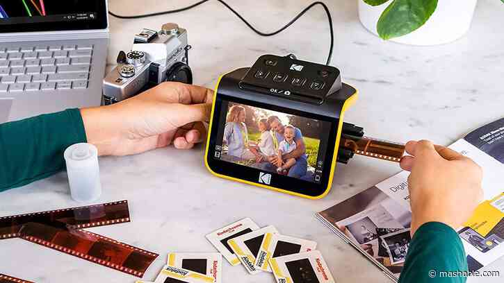 Bridge past and present with this digital film scanner on sale from Kodak