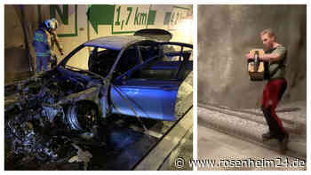 Auto brennt lichterloh im Katschbergtunnel: 170 Personen evakuiert – Soldat spielt „Beruhigungständchen“