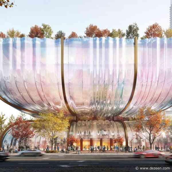 Heatherwick Studio unveils plans for rippled-glass shopping centre in Seoul