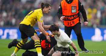 WATCH: UEFA Champions League final at Wembley Stadium delayed by pitch invaders