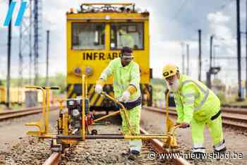 Nachtelijke werken aan spoorweg in Melle