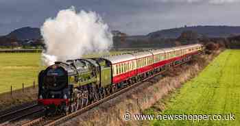 How to see the 1950s vintage steam engine train passing through Bromley this week