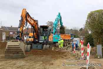 Laatste werffase in Groenstraat is gestart