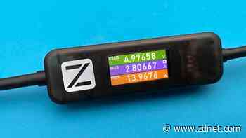 This $20 USB-C cable I recommend comes with a useful digital display