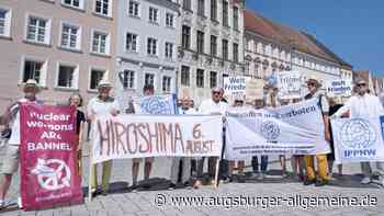 Am Hiroshima-Gedenktag findet auf dem Hauptplatz eine Mahnwache statt