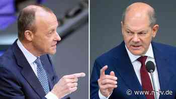 RTL/ntv-Trendbarometer: Scholz punktet eher bei Frauen, Merz bei Männern
