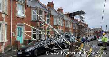 Person rescued from roof after scaffold collapses