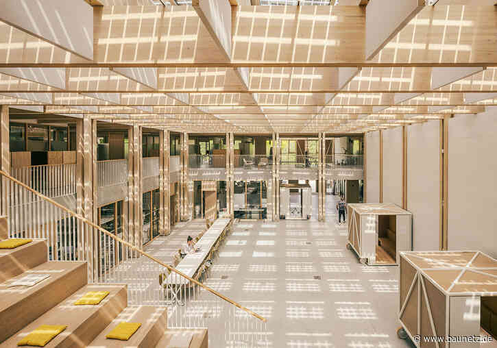 Arbeiten im Parc de la Villette - Bürogebäude von Atelier du Pont in Paris