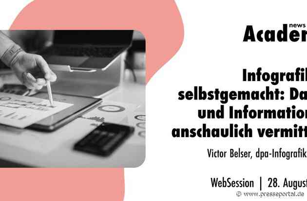 Infografiken selbstgemacht: Daten und Informationen anschaulich vermitteln / Ein Online-Seminar der news aktuell Academy